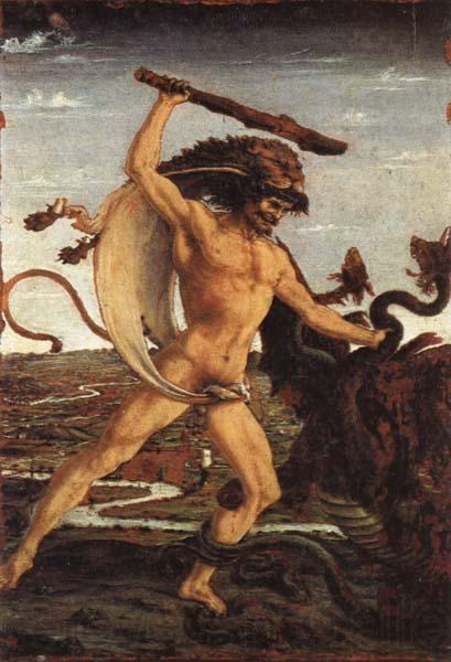 Antonio Pollaiolo Hercules and the Hydra France oil painting art